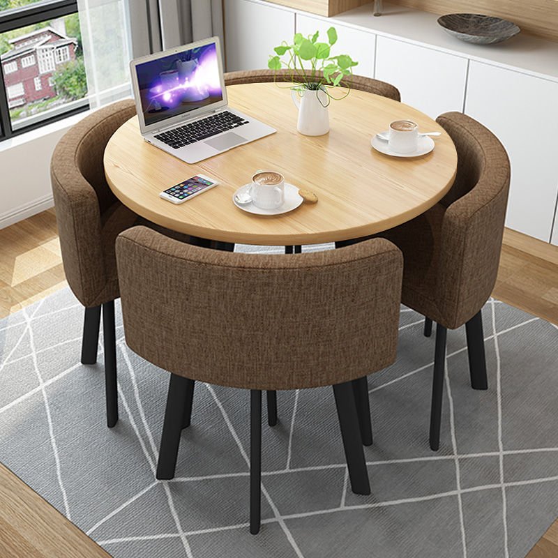 Modern Design Elegant Glass Table And Chrome Legs Dining Room Set Dining Tables For Cafe Shop