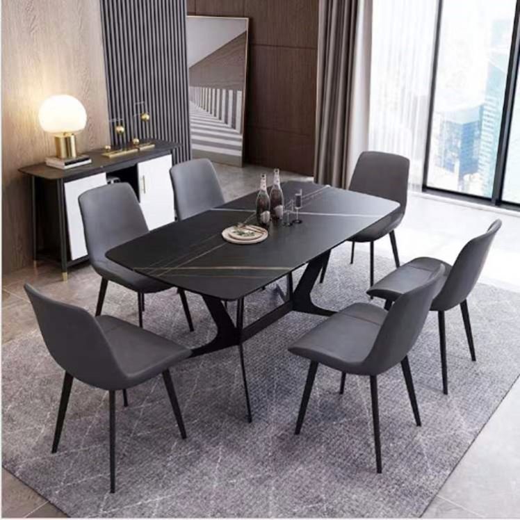 White metal side river stainless steel daining stone marble top accent nordic round metal dining table