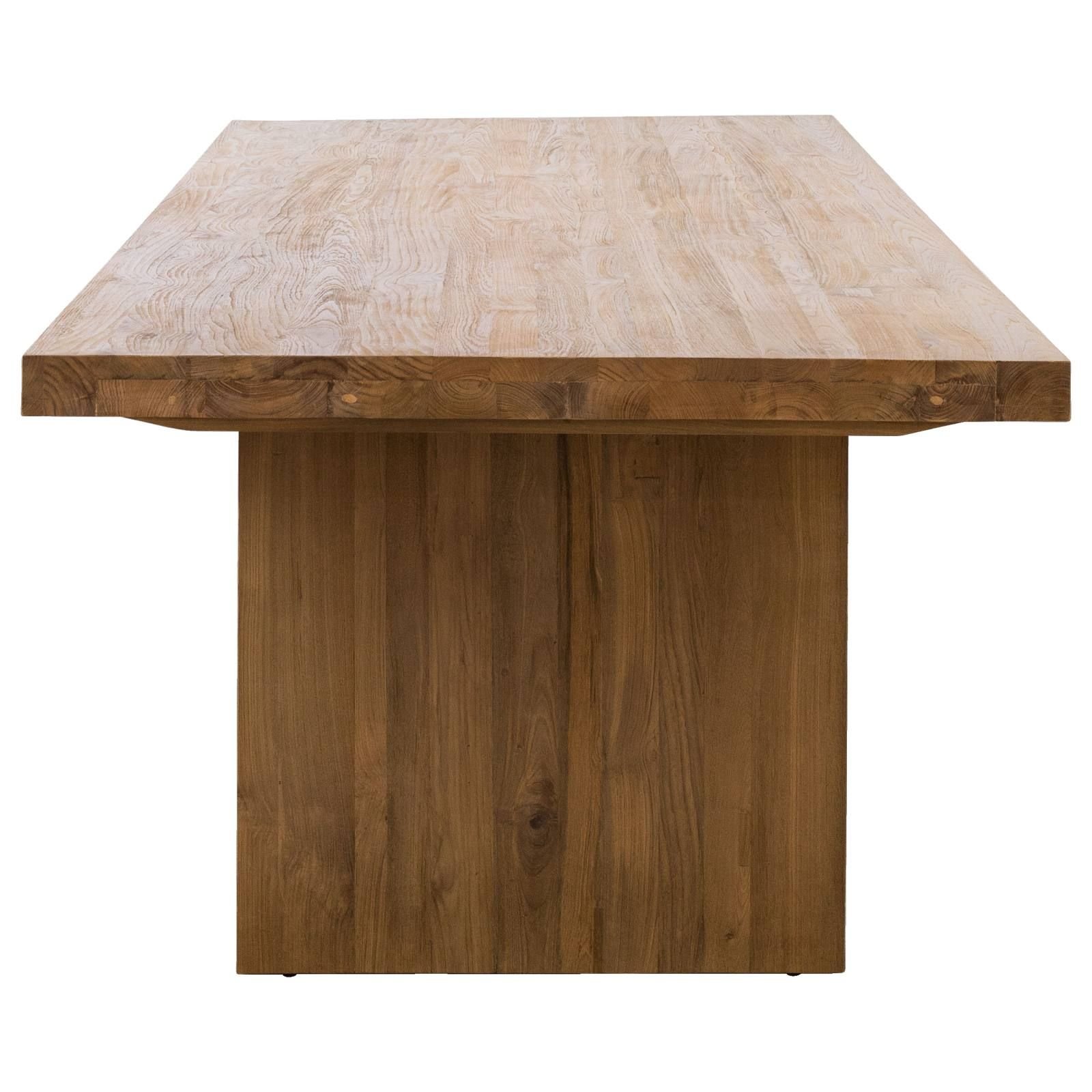 Reclaimed Teak Dining Table Solid Teak Wood Home Dining Table Furniture Natural Color Finish