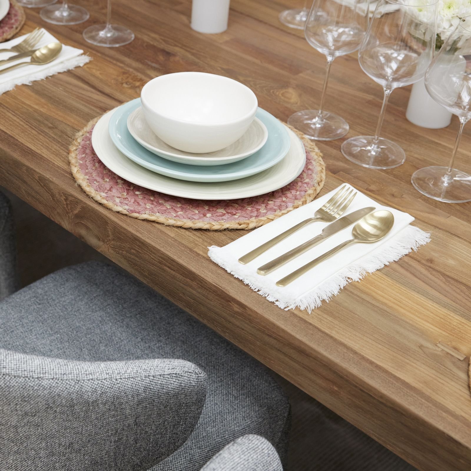Reclaimed Teak Dining Table Solid Teak Wood Home Dining Table Furniture Natural Color Finish
