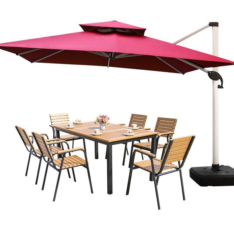 Garden Sets outside beach garden parasols patio furniture set outdoor dining table chair with umbrella