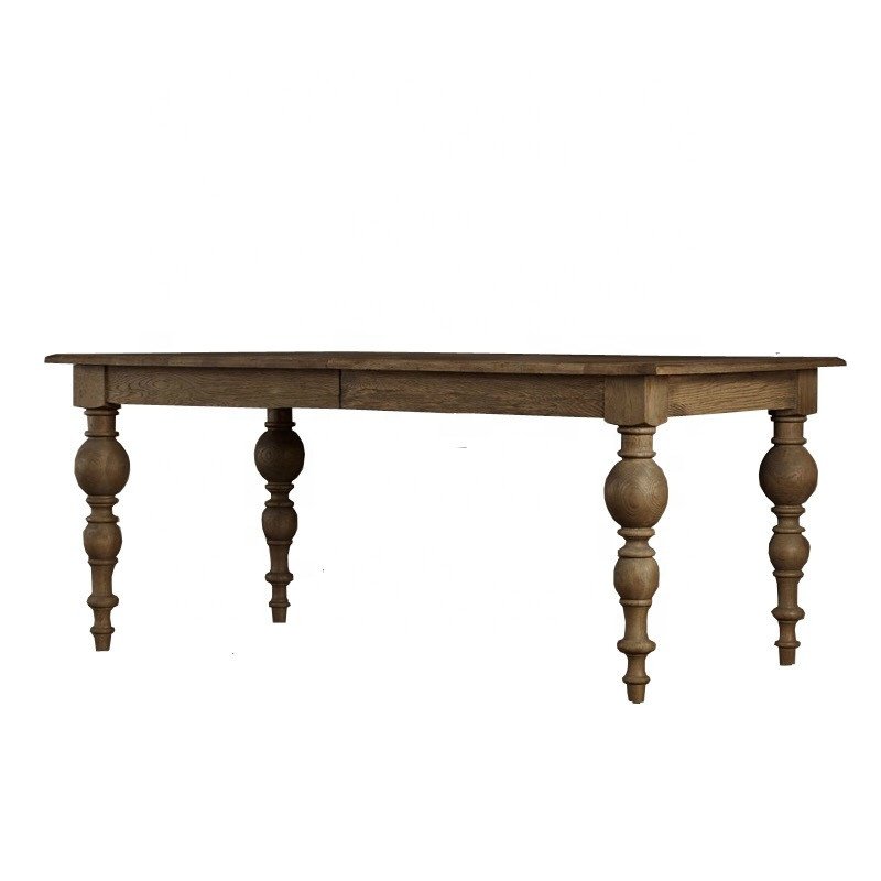 Top selling antique rectangular dining room eight seaters wood dining table