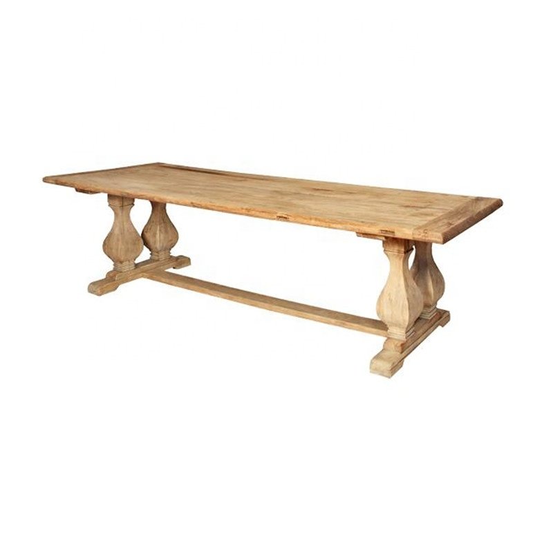 Top selling antique rectangular dining room eight seaters wood dining table