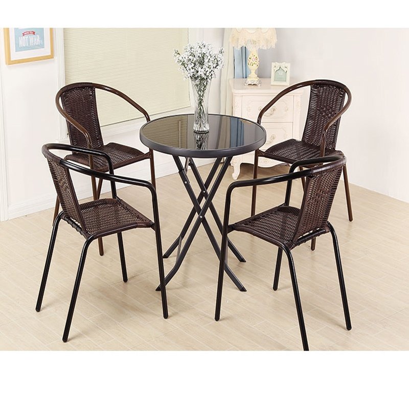 Newest Outside french Resin bistro chair outdoor dining furniture custom bistro plastic textile garden cafe chair