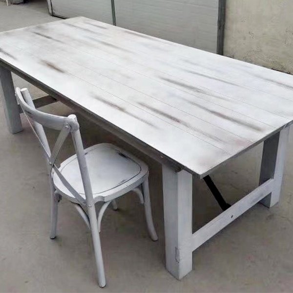 Pine Wood Farm Event Wedding Table Garden Dining Table