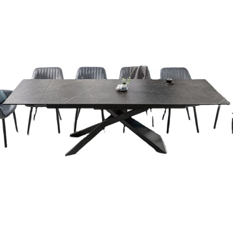 Dining Table Sets 4 Seater 6 Chairs Dining Room Sets Furniture Design Square Rectangle Expandable Marble Luxury Nordic Modern