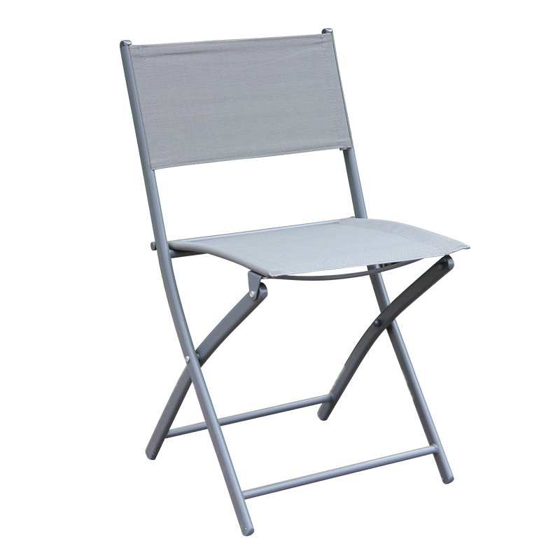 Folding Outdoor 3 Piece Patio Foldable Table Chairs Steel Bistro balcony set