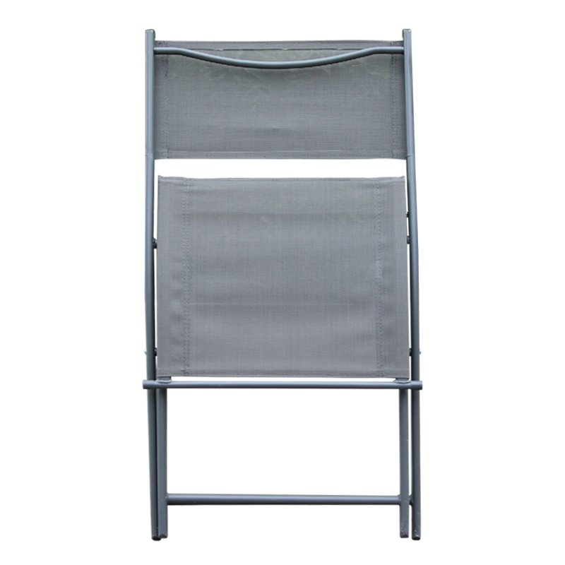 Folding Outdoor 3 Piece Patio Foldable Table Chairs Steel Bistro balcony set