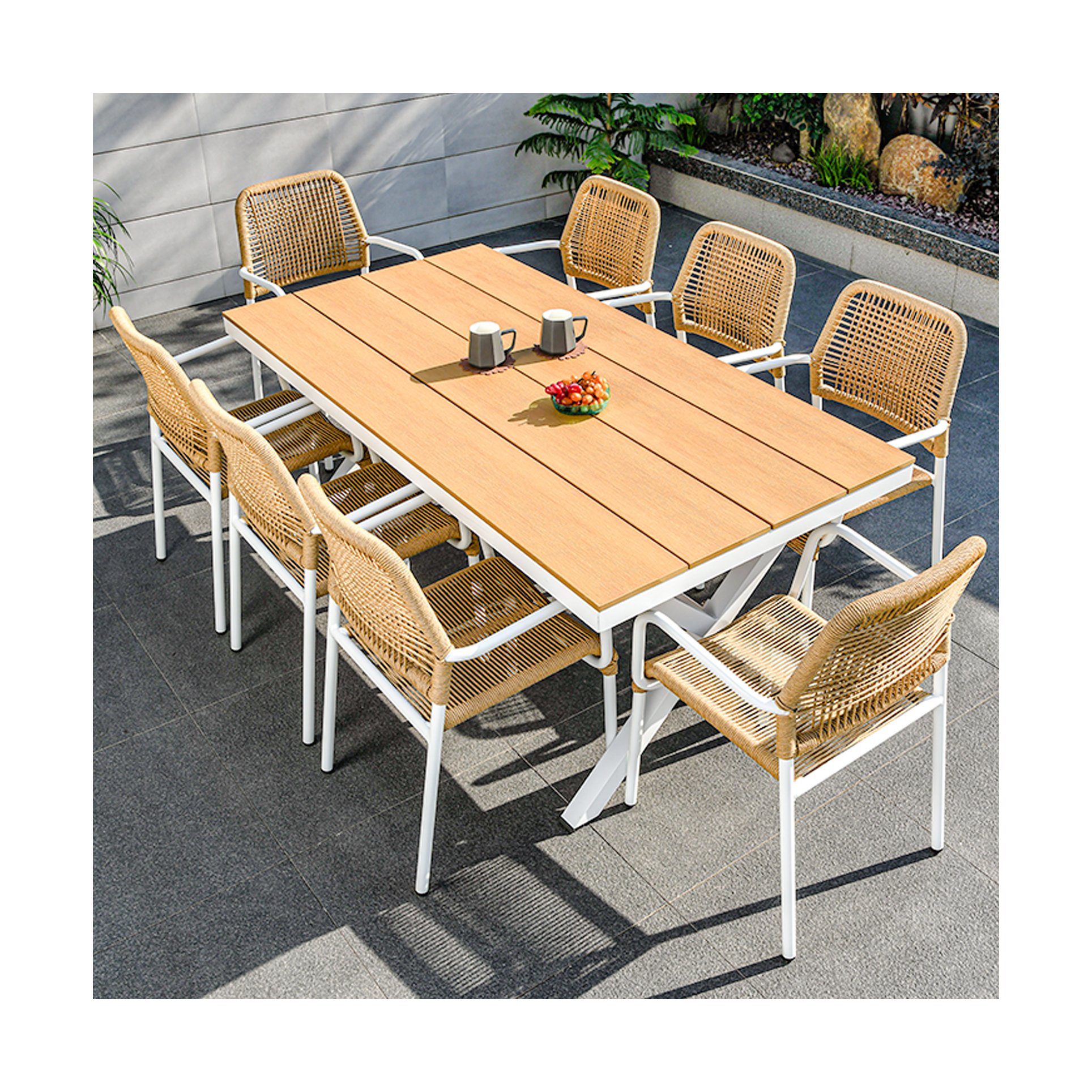 Outdoor furniture garden restaurant tables and chairs french upscale dining room dining table and chair Garden chair