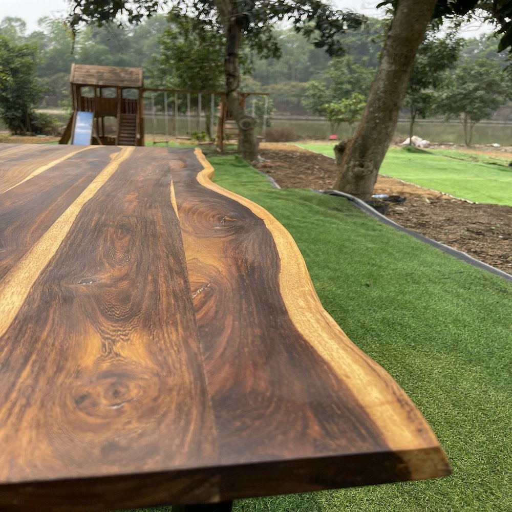 outdoor Teak table top indoor Acacia kitchen worktop