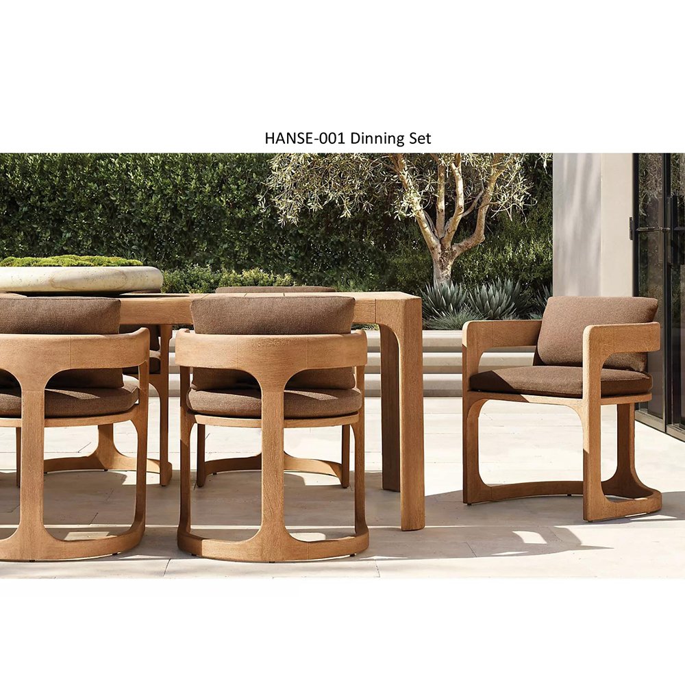 Wholesale Restaurant Table Set Garden Modern Patio Furniture Aluminum Outdoor Dining Table And Chair Set for hotel