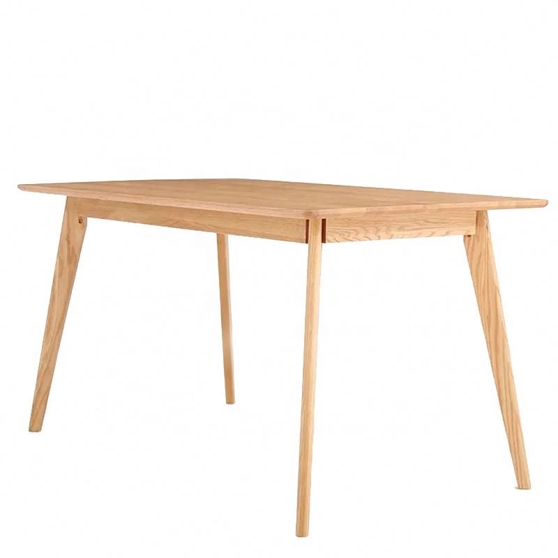 Dinning table Modern home long square wooden living room dining table