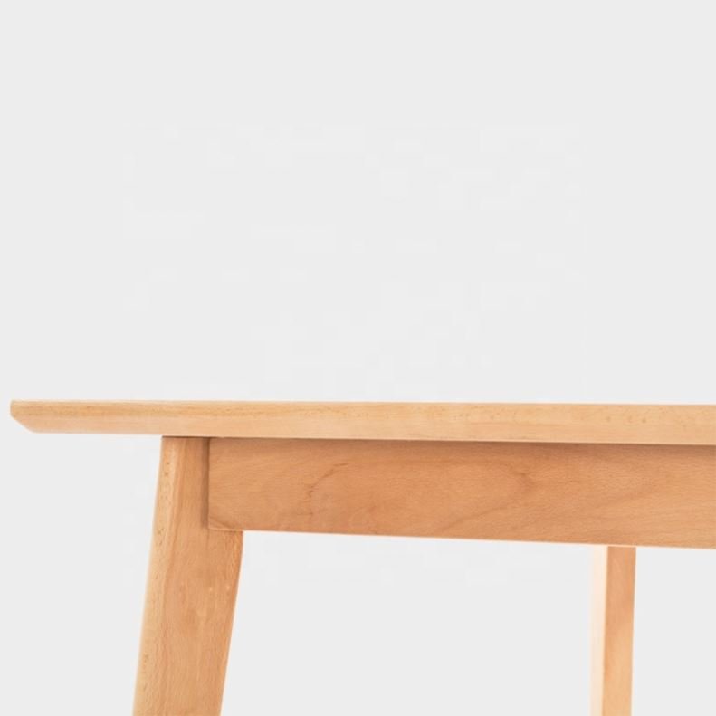 Dinning table Modern home long square wooden living room dining table