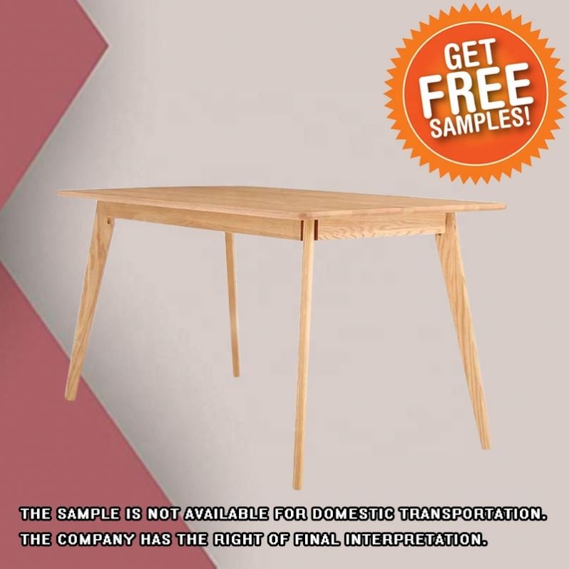 Dinning table Modern home long square wooden living room dining table