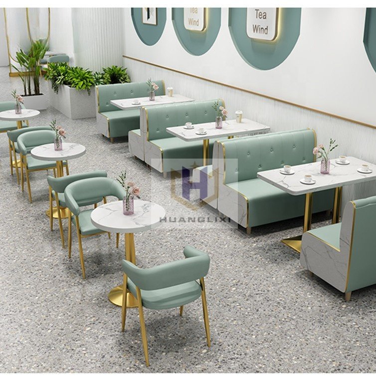 Fast Delivery Restaurant Sets Furniture Dining Table with Chairs Coffee Shop Furniture Cafe Tables and Chairs