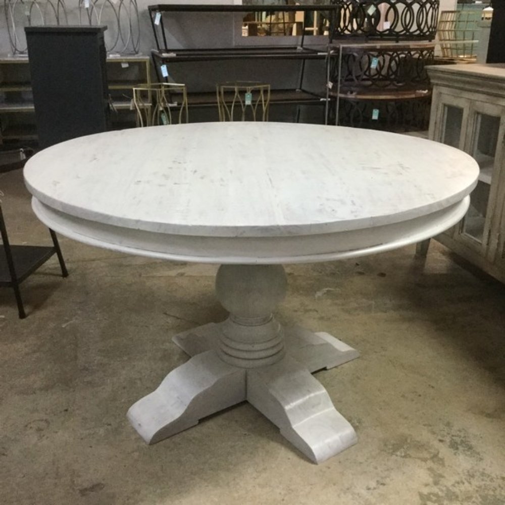 Round American New Round Dining Table with Newbern Dining Room Living Room Restaurant Furniture for Outdoor Mall Use