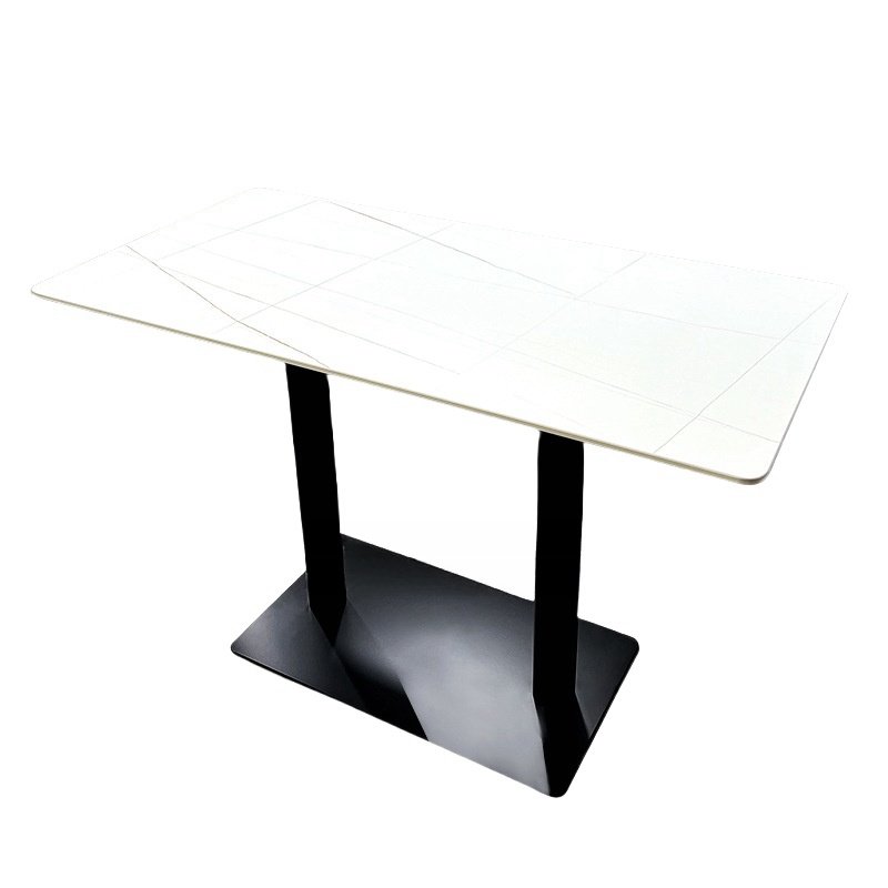 Western Restaurant Hot Pot Canteen Rock Plate Dining Table Chair Combination Milk Tea Snack Restaurant Fast Food Malatang Table