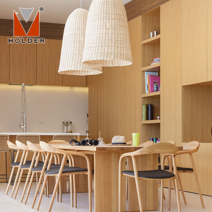 Industrial Restaurant Furniture wooden Dining Table and Chair Sets