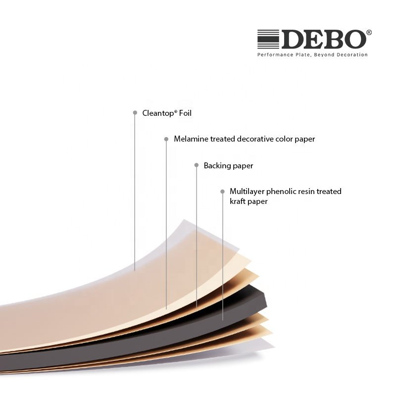Restaurant Furniture DEBO Waterproof HPL Compact Laminate Table From China small samples