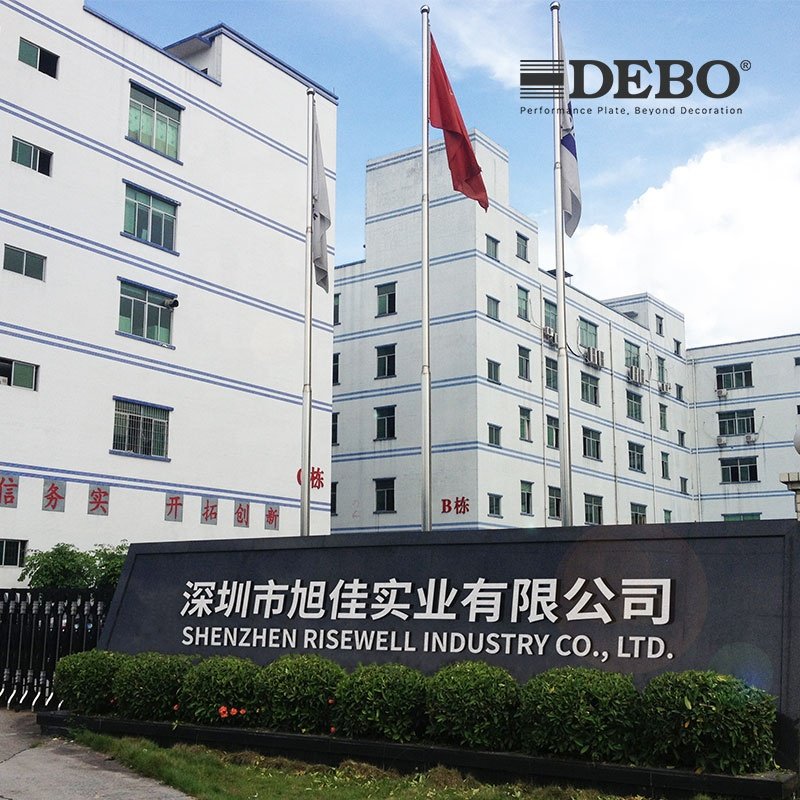 Restaurant Furniture DEBO Waterproof HPL Compact Laminate Table From China small samples