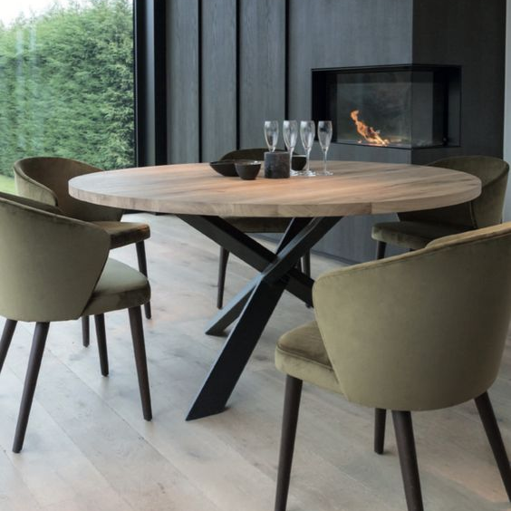 Good price Restaurant dining room furniture marble round table dining table