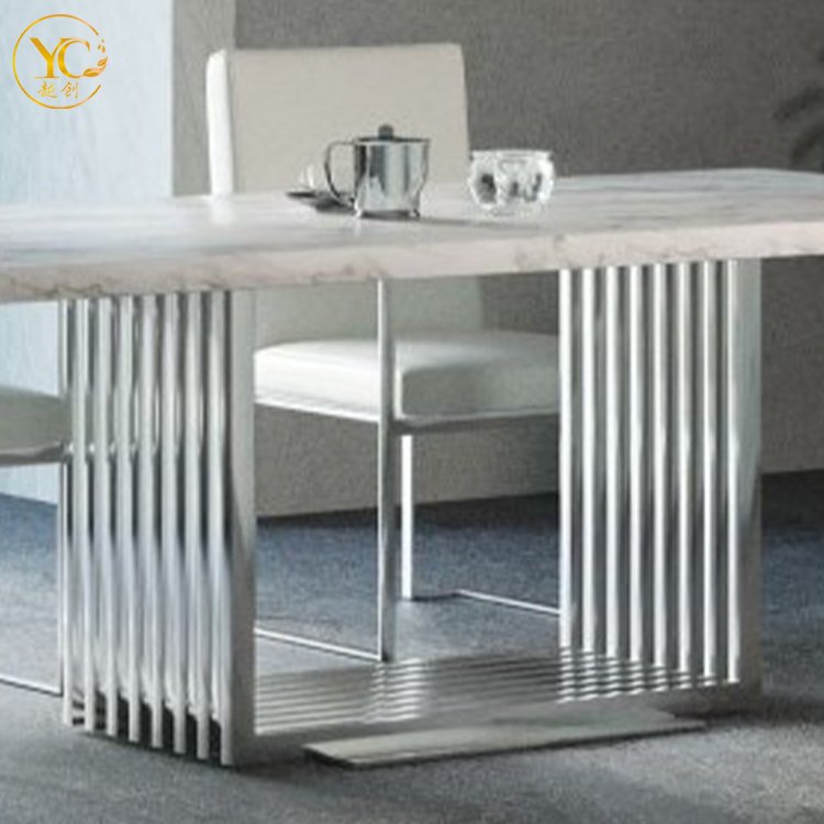 Best Selling Rectangular Food Grade Table Top Nordic Dining Room Table Set 6 Seater Dining Table