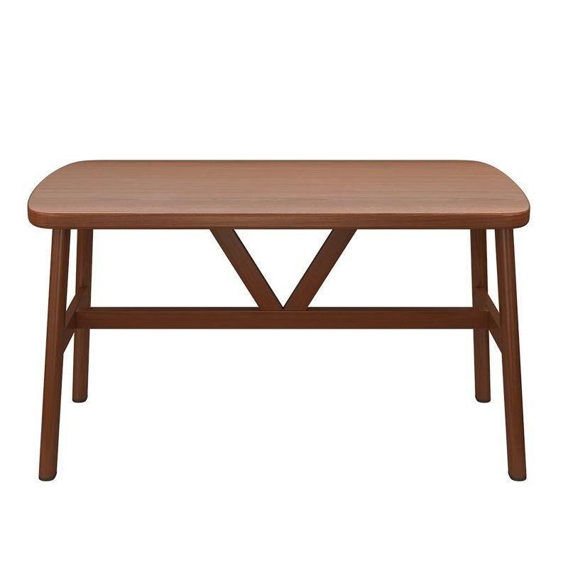 Modern simple wooden rectangular dining table