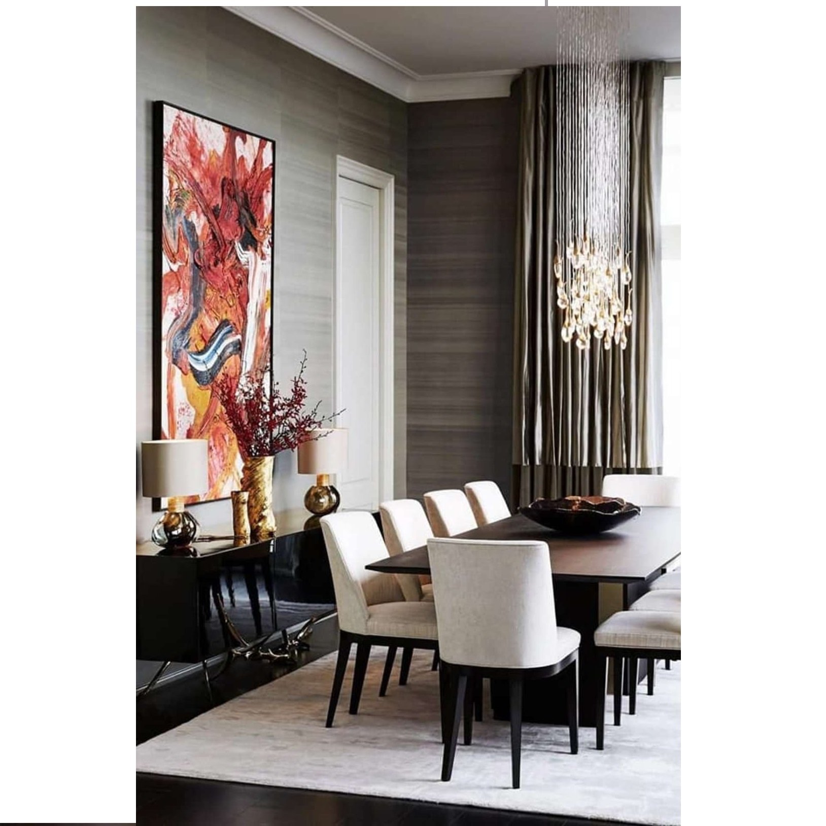 Luxury Marble Top Dining Table Set in solid Wood Carved Dining Table Set 6 Chairs Handmade Carved Teak Oval Round Dining Table