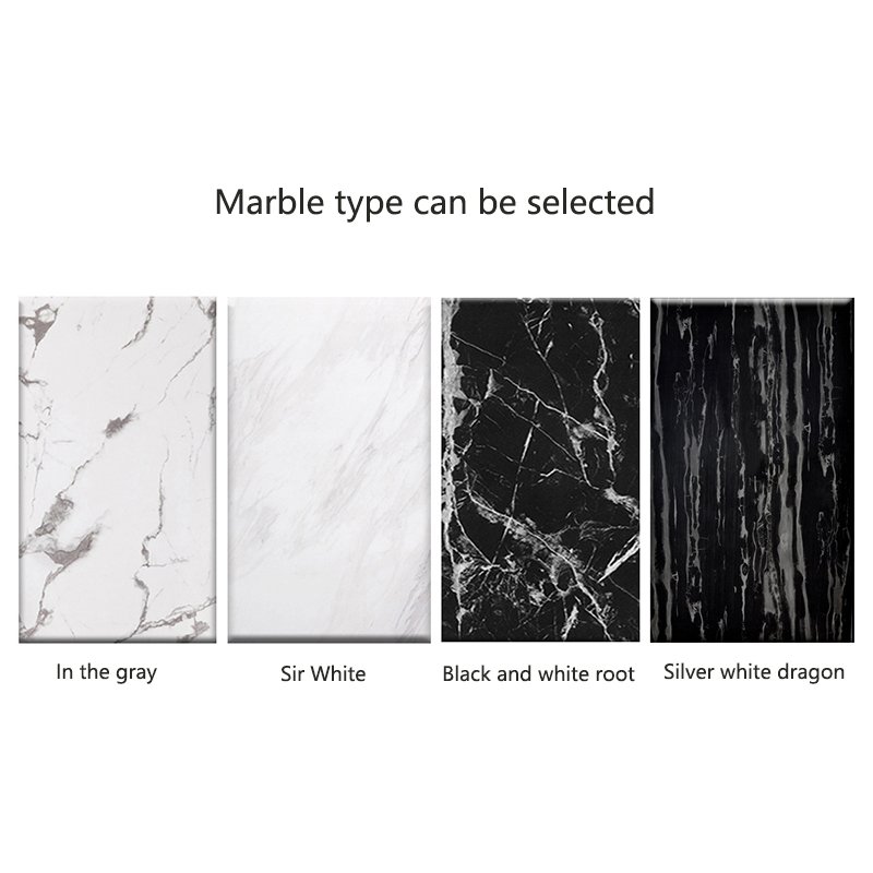 2021 Art marble dining table sets luxury modern dining table set marble top dining room furniture