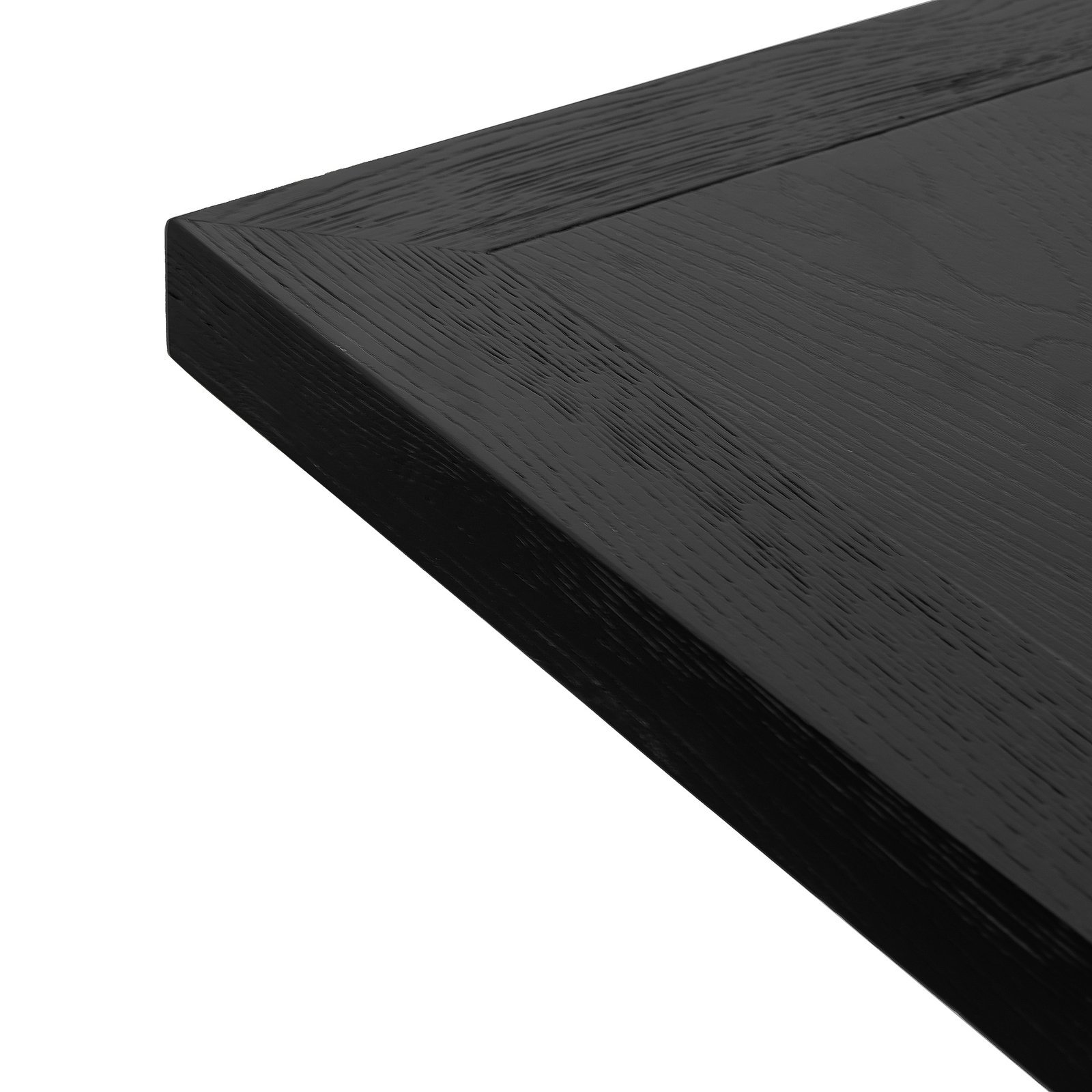 Creativeuxury Black Dining Room Furniture Websy Legs 8 Seater Dining Tables for Kitchen OAK Wood Rectanwomen Solid OEM ODM 10PCS