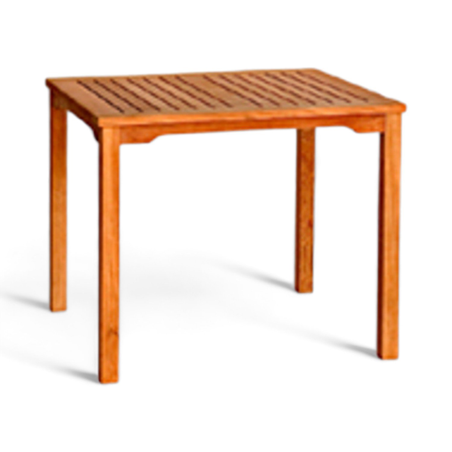 Natural Find Sanded Teak Bistro Outdoor Table Set 4 Folding Chair with Tenon Mortise Joint Garden Dining Table and Chairs Set