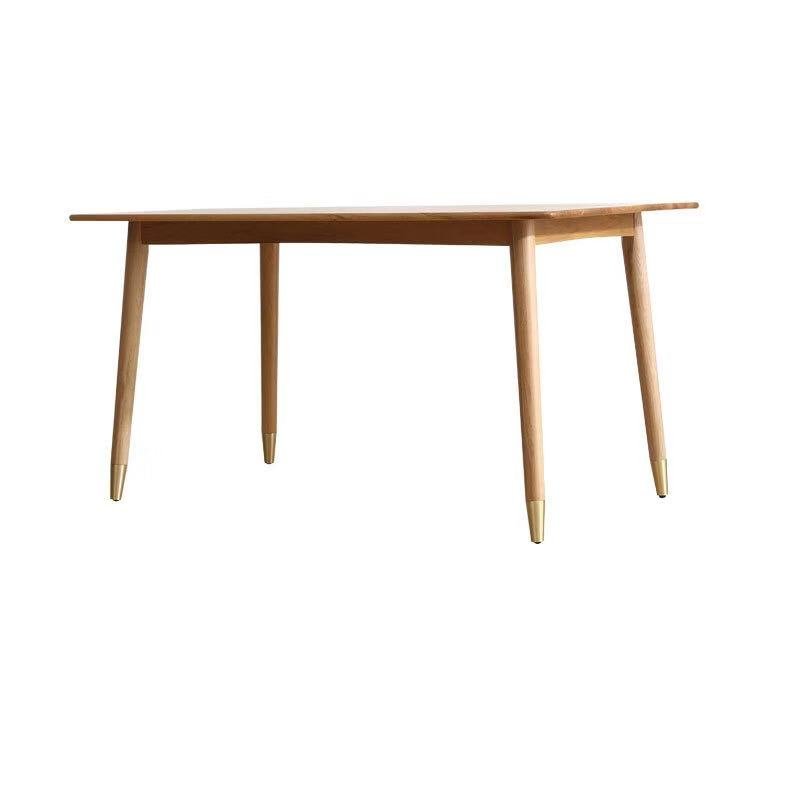 Good Seller North Europe Style Wooden Dining Table Set 6 Chairs Designs Kd In Solid White Oak Dining Room Furniture