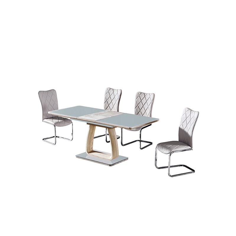 modern luxury kitchen restaurant tables and chair sets room furniture wooden dining table set 4 chairs