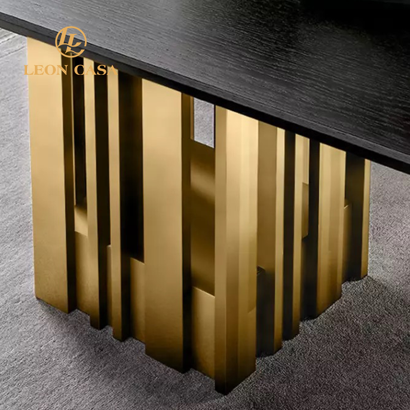 Popular Design Luxury Modern New Household Marble Rectangular Table Marble Dining Table Set Dining Tables For Kitchen