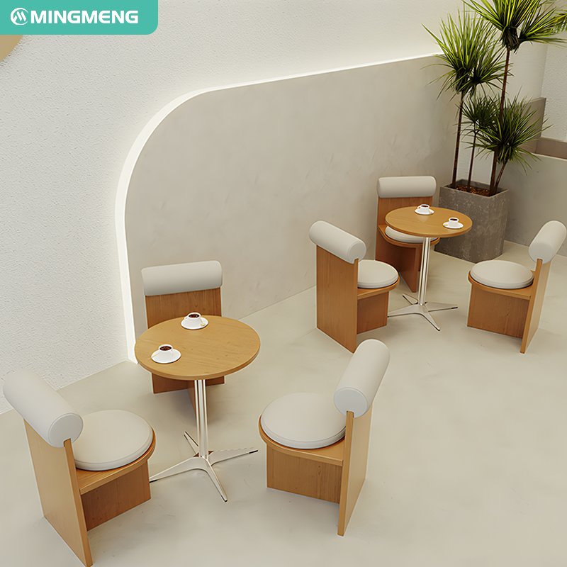 Wholesale Restaurant Furniture Set Simple Table for Dining Use in Hotels Apartments coffee shop chairs and tables Commercial use