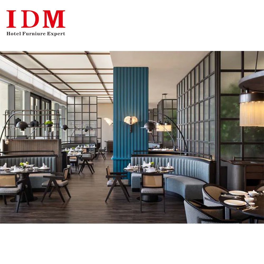 Luxury Modern Restaurant Table And Chair Set Restaurant Furniture 10-12 Seats Dining Table