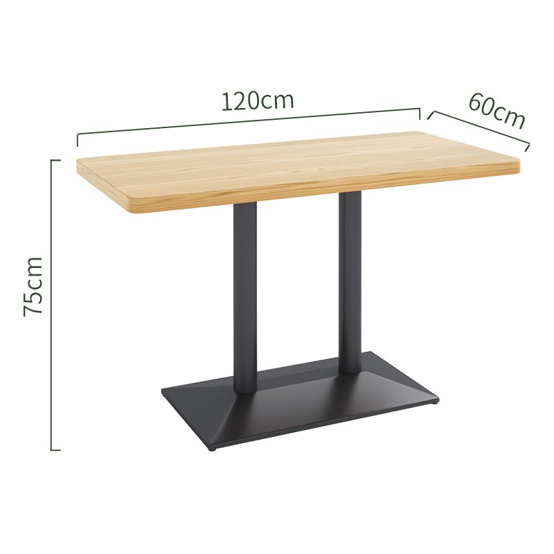 Factory Direct Promotional furniture Contemporary Solid wood dining table set Cafe Chair Table Set for Dining Hotels Use