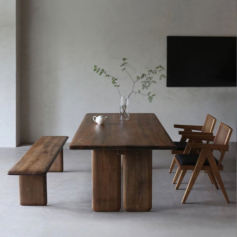 Luxury 4-10 Seater Modern Simple Nordic Solid Wood Dining Table Set Square Dining Table For Home Restaurant Table