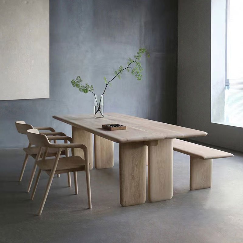 Luxury 4-10 Seater Modern Simple Nordic Solid Wood Dining Table Set Square Dining Table For Home Restaurant Table