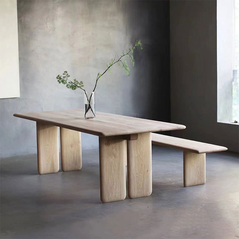 Luxury 4-10 Seater Modern Simple Nordic Solid Wood Dining Table Set Square Dining Table For Home Restaurant Table