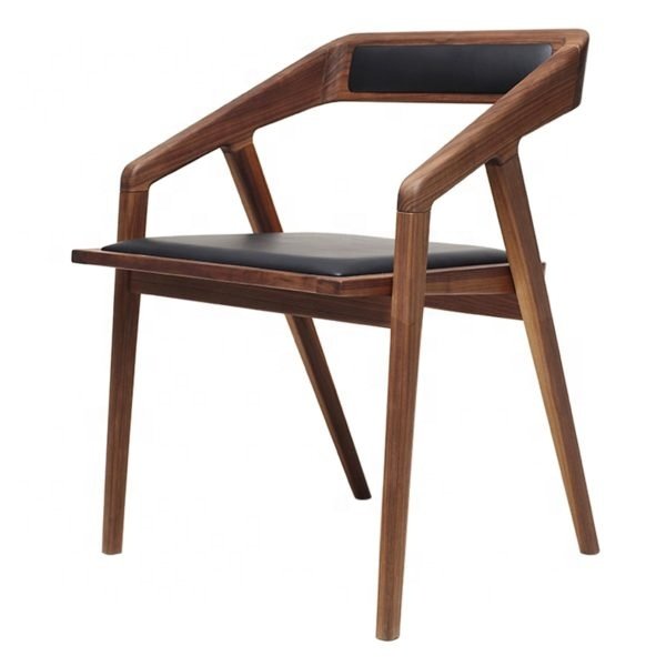 Antique Style Modern Wood Dining Chair Table Set Custom Restaurant Furniture for Cafe Hotel PU Leather Metal Square Patterns