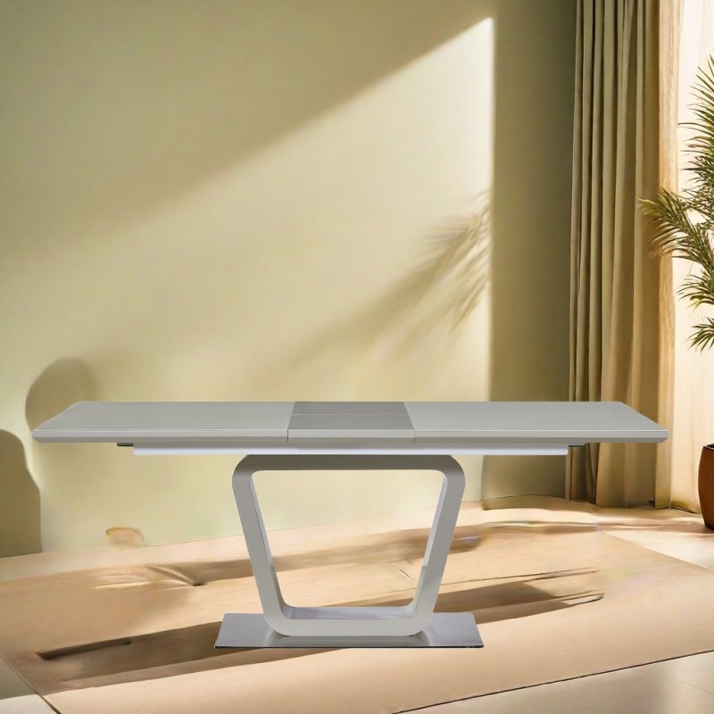 New Modern luxury Home Furniture Dinning Room Set 4 6 Seater Microfiber Round White Marble Dining Table For Restaurant