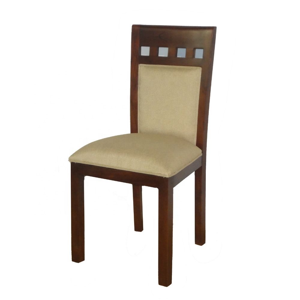 Minimalist Dining Set Solid Teak Wood Dining Table and Dining Chair to Furnish Modern Home Kitchen and Restaurant Furniture