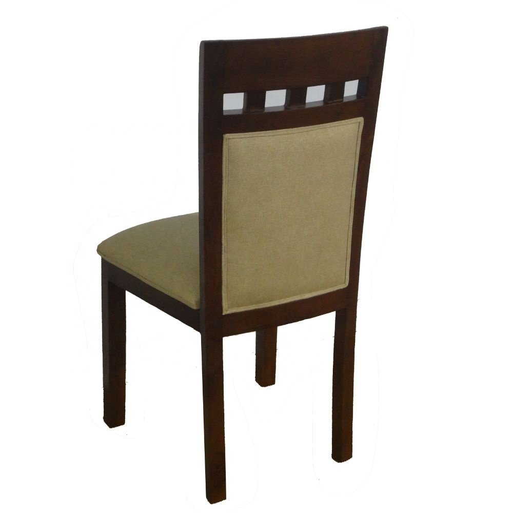 Minimalist Dining Set Solid Teak Wood Dining Table and Dining Chair to Furnish Modern Home Kitchen and Restaurant Furniture
