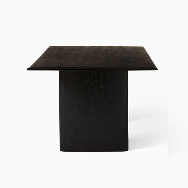 Contract Grade 72" Rectangular 6 Seater Solid Wood Dining Table for Dining Room Restaurant