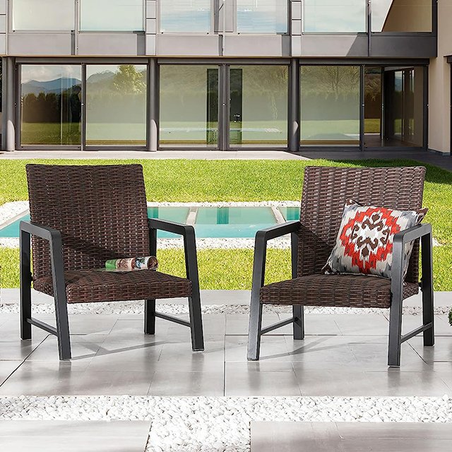 Outdoor Furniture Garden Table and Chairs Set Carton Waterproof Fabric Modern PE Rattan Luxury Outdoor Villa Furniture 2-3 Years