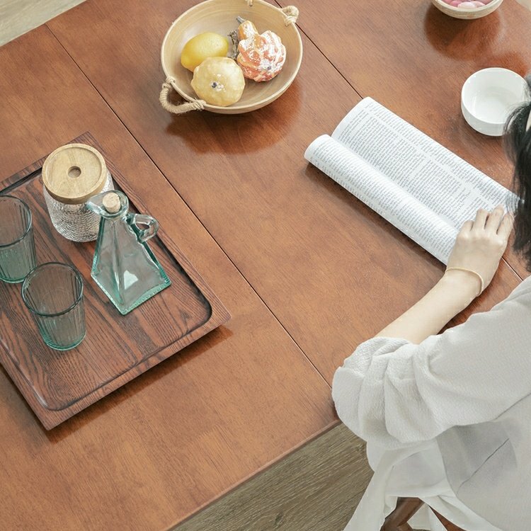 Home Furniture Luxury Modern Custom Recycled Pine Wooden Extendable Dining Table With Gloss