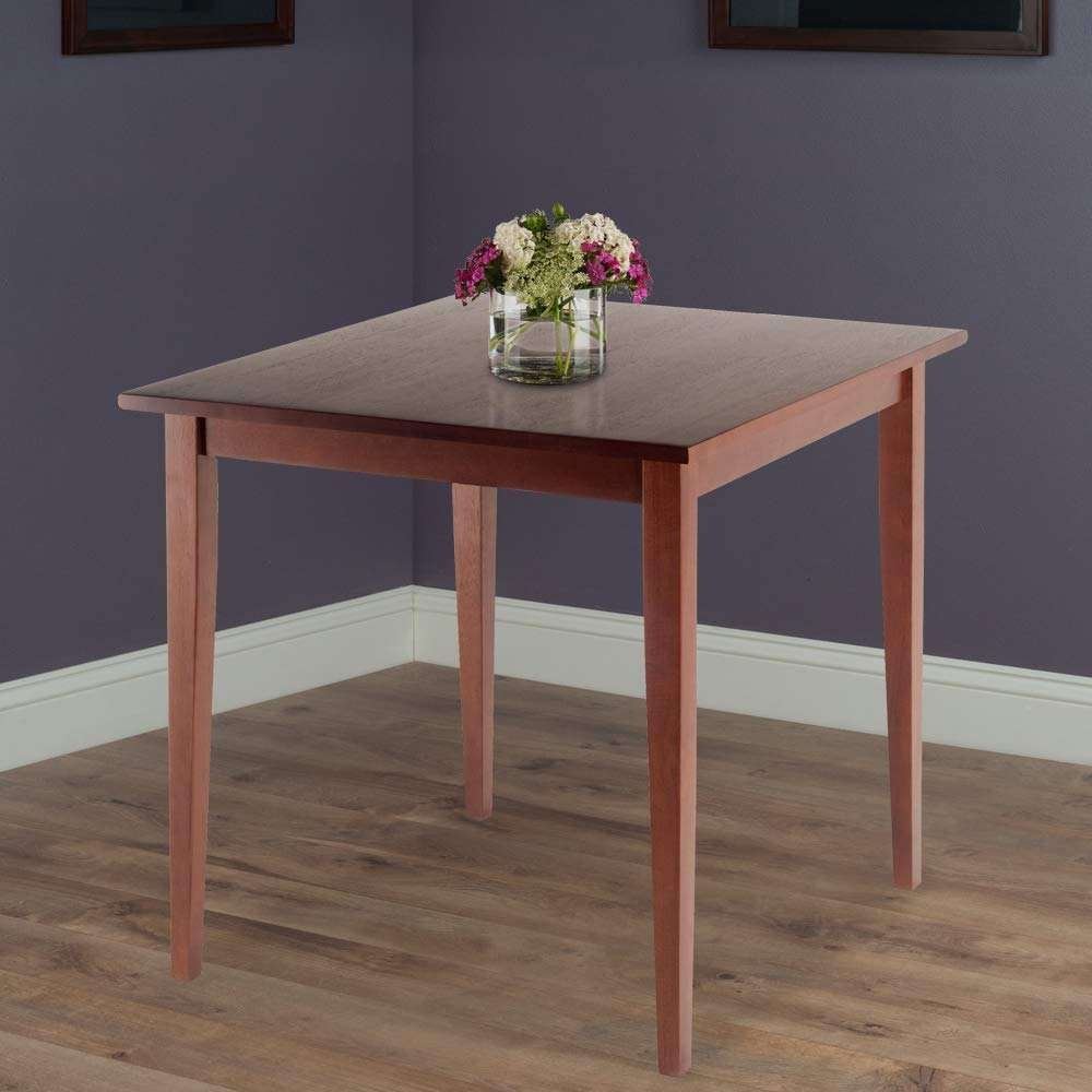 Solid Wood Oak Large Wooden Square Dining Table Kitchen Table Rectangular Wooden Dining Table For Living Room