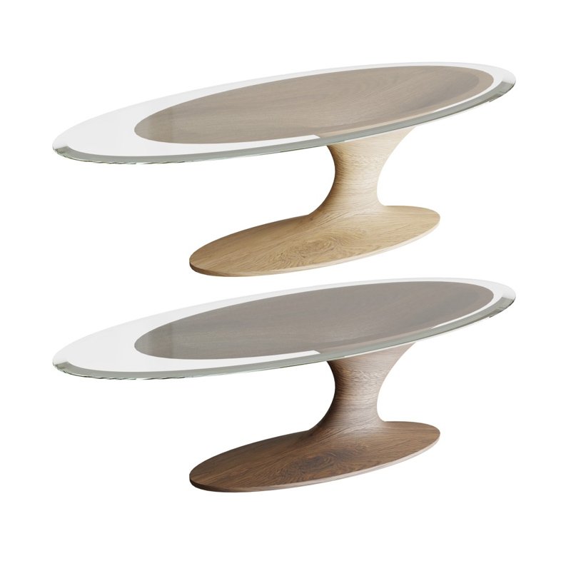 Home Dining Table Ash Wood Top 6 8 Seater Set Modern Solid Wooden Dining Room Furniture Custom Design Creativity Glass