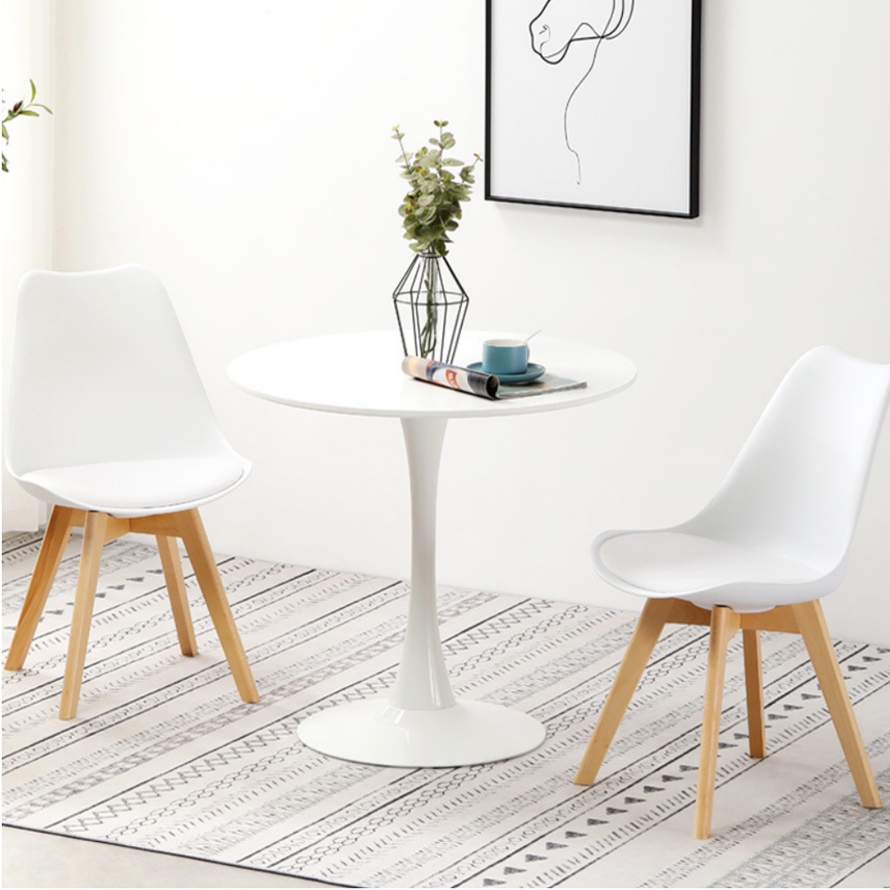 Modern High Quality Plastic Dining Table bjflamingo White Plastic Dining Table